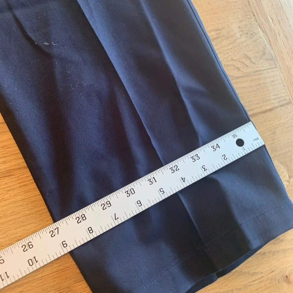 Dockers Signature Khaki Straight Pleated Cotton‎ Men’s 38x34” Stretch Blue  NWT